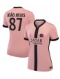 Paris Saint-Germain Joao Neves #87 Kolmaspaita Naisten 2024-25 Lyhythihainen